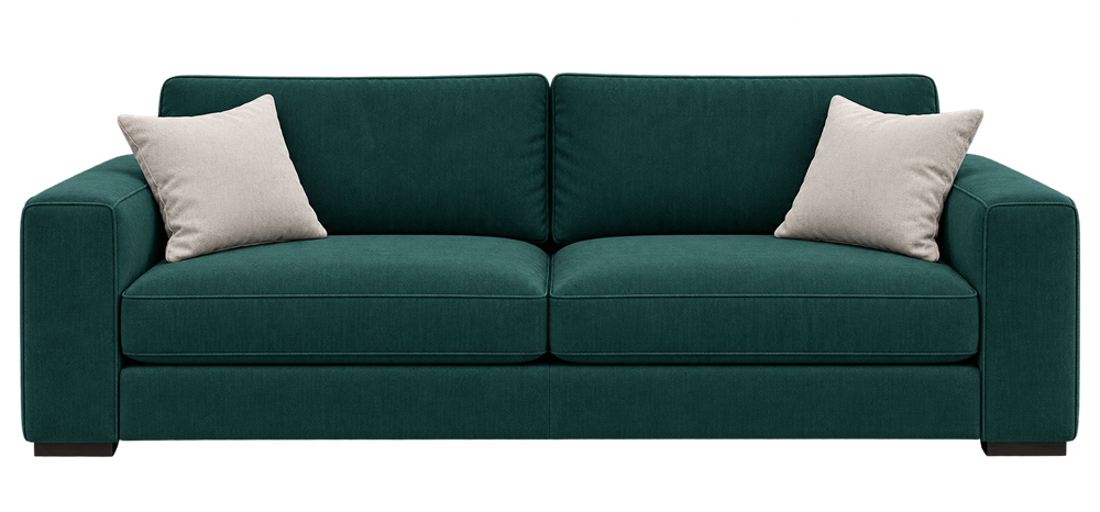 Sofa po profesjonalnym czyszczeniu tapicerki